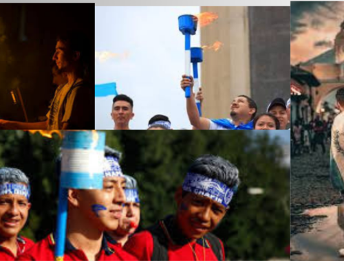 Antorcha de la independencia en Guatemala